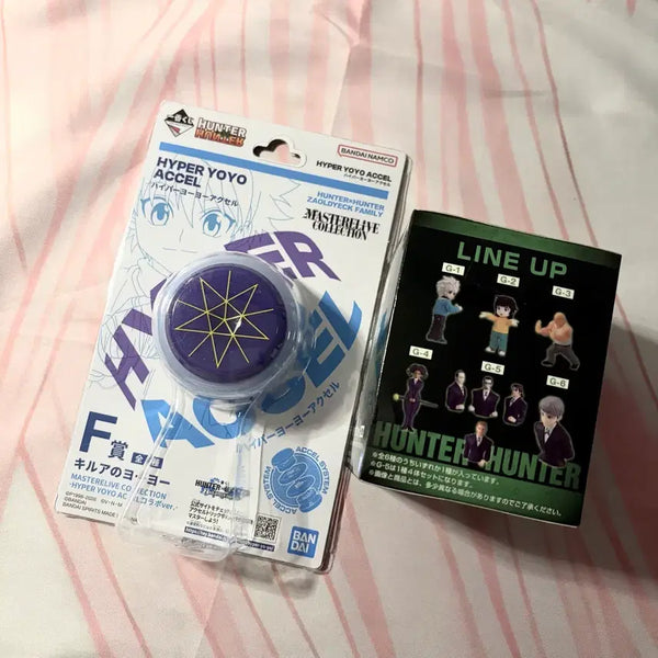 [BUNJANG] Hunter x Hunter Ichiban Kuji Killa Zoldyck Yo-Yo & Mini Figure Bundle Set / 헌터x헌터 헌헌 쿠지 제일복권 f상 키르아 요요&g상 미니 피규어 일괄