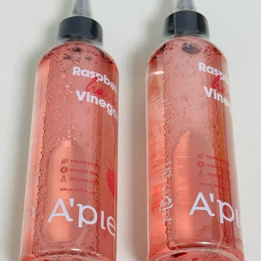 [BUNJANG] A'pieu Raspberry Hair Vinegar Set (2 Items) Sealed / 미개봉, 새상품) 어퓨 라즈베리 헤어식초 2개 일괄