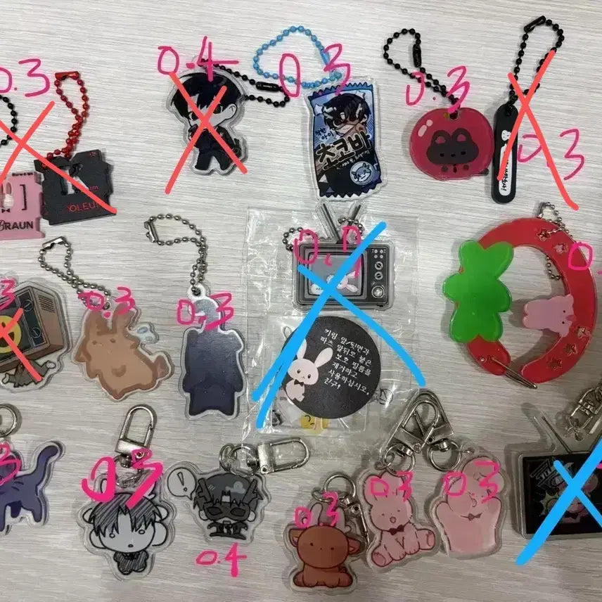 [BUNJANG] Ghost Story Office Acrylic Keychain / 괴담출근 아크릴 키링 양도합니다
