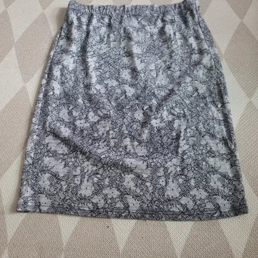 [BUNJANG] Patterned Midi Skirt / 패턴 스커트
