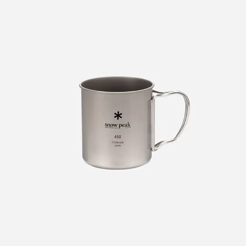 [BUNJANG] Snow Peak Single Titanium Mug 450 / 스노우피크 싱글 티타늄 머그컵 45