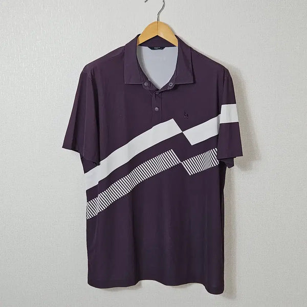 [BUNJANG] Hazzys Golf Short Sleeve Polo Shirt Performance Silk Size 110 / 헤지스 골프 반팔 폴로 카라티 피케티 기능성 스포츠 실크 110
