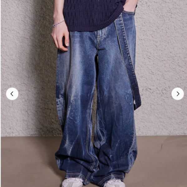 [BUNJANG] Martin Plan Billowy Gradation Denim D/BLUE (Size 46) / 마틴플랜 Billowy Gradation Denim - D/BLUE (46)
