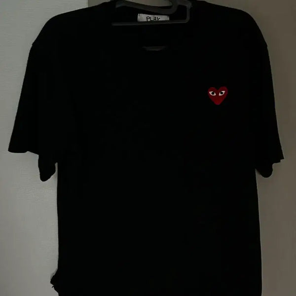 [BUNJANG] Comme des Garçons Play Black Heart T-Shirt / 꼼데가르송 플레이 하트 반팔티 블랙