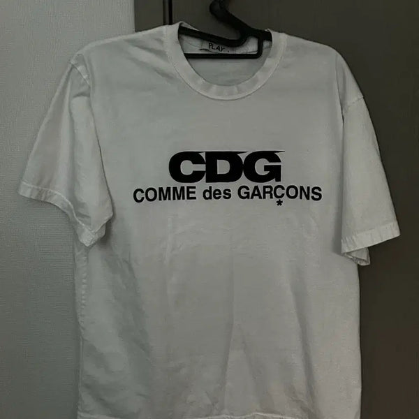 [BUNJANG] Comme des Garçons CDG Logo T-Shirt White / 꼼데가르송 CDG 반팔 티셔츠 화이트