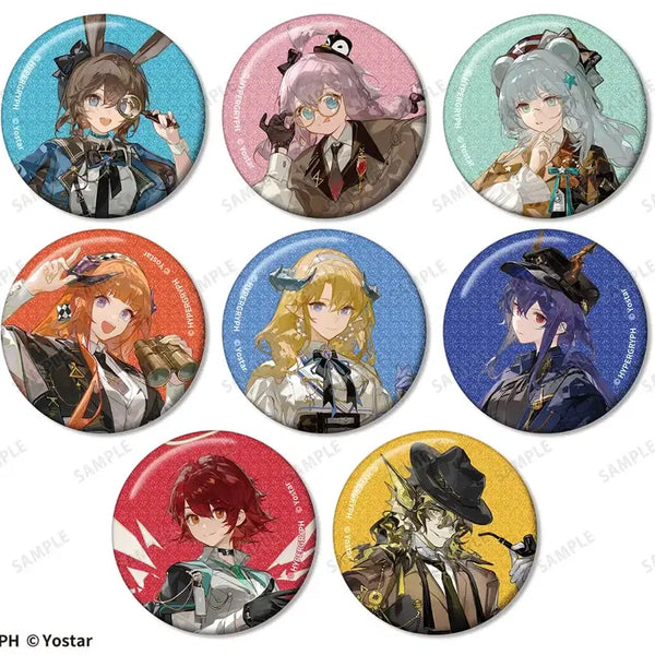 [BUNJANG] Arknights JR Tokai Collaboration Glitter Can Badge Set / 명일방주 JR동해 글리터 캔뱃지 세트