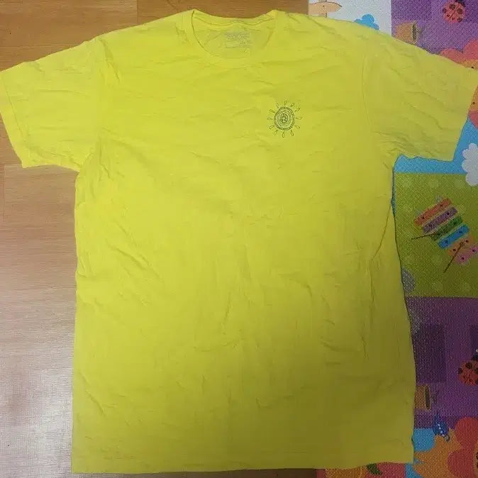 [BUNJANG] Patagonia Yellow Short Sleeve T-Shirt (L) / 파타고니아 노란색 반팔 티셔츠(L)