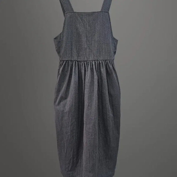 [BUNJANG] BEAKER Checked Strap Long Dress / 비이커 BEAKER 체크 롱원피스예요