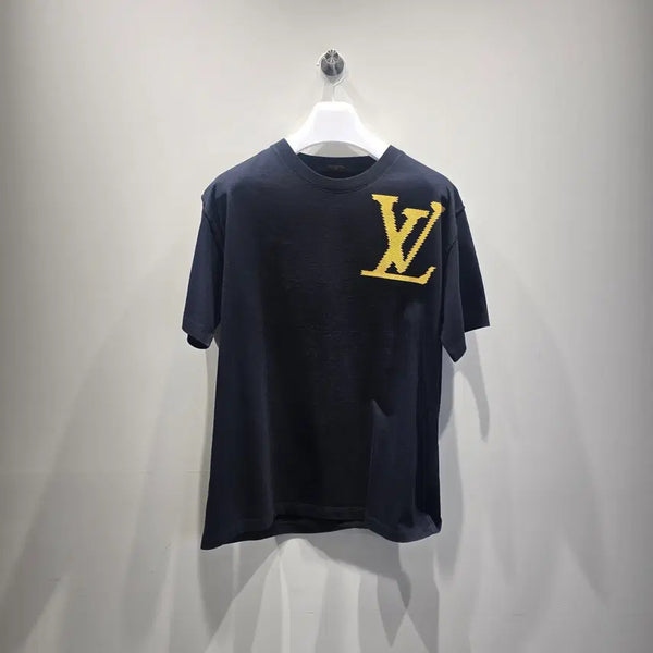 [BUNJANG] Louis Vuitton LV Brick Logo Short Sleeve T-Shirt L / [중고/정품] 루이비통 LV 브릭 로고 반팔 티셔츠 L