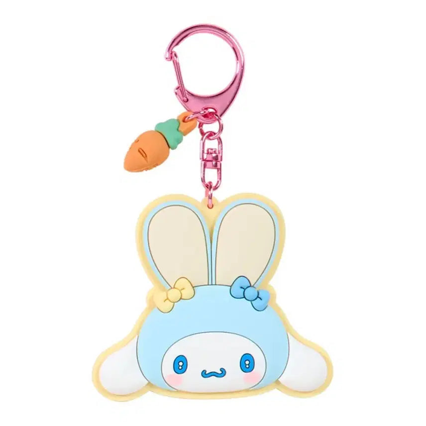 [BUNJANG] Sanrio Secret Bunny Mirror Keychain Cinnamoroll / 산리오 시크릿 버니 미러 키홀더 (토끼 거울 키링) 시나모롤