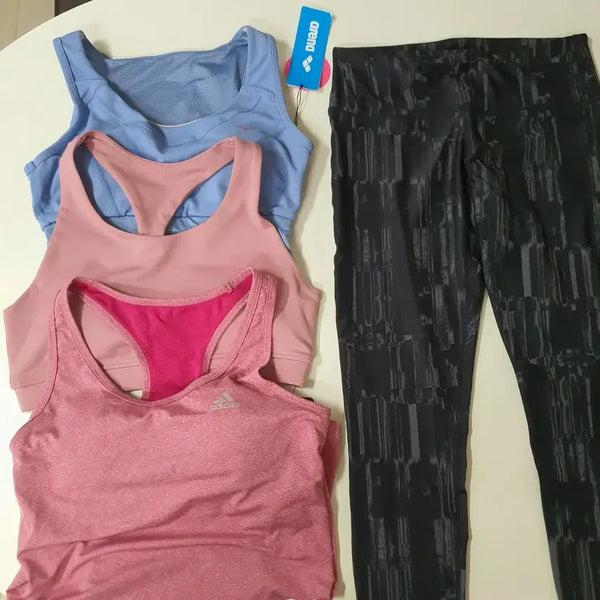 [BUNJANG] Women's Activewear Set - Sports Bra & Leggings / 새상품 일괄 여성운동복 세트 브라탑 레깅스