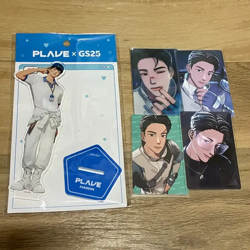 [BUNJANG] PLAVE Hamin GS25 Acrylic Stand Photocard Bundle Set / 플레이브 plave GS25 지에스 아크릴 스탠드 하민 포카 일괄