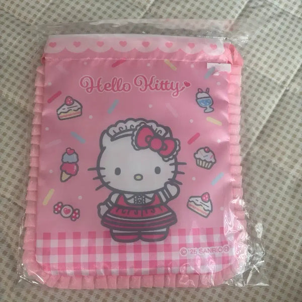 [BUNJANG] Sanrio Hello Kitty Pink Maid Pouch / 산리오 헬로키티 핑크 메이드 파우치
