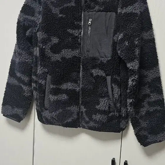 [BUNJANG] Camouflage Fleece Zip-Up Jacket / 카모플라쥬 플리스 집업 자켓