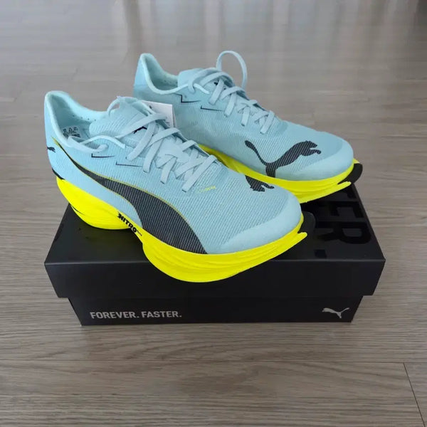 [BUNJANG] Puma FastR3 Light Blue Running Shoes 265mm / 푸마 패스트알3 265