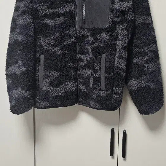 [BUNJANG] Fleece Camouflage Zip-Up Jacket / 후리스 카모 플라쥬 집업 자켓