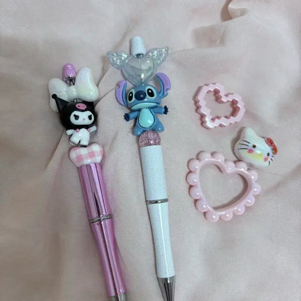 [BUNJANG] Kuromi Stitch Deco Set / 쿠로미 스티치 볼꾸세트