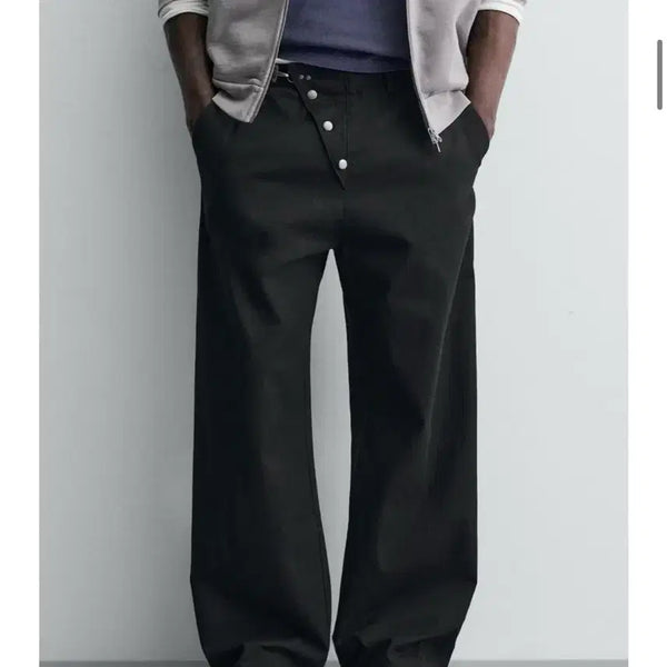 [BUNJANG] Zara Fireman Buckle Wide-Leg Pants / 자라 파이어맨 버클 팬츠