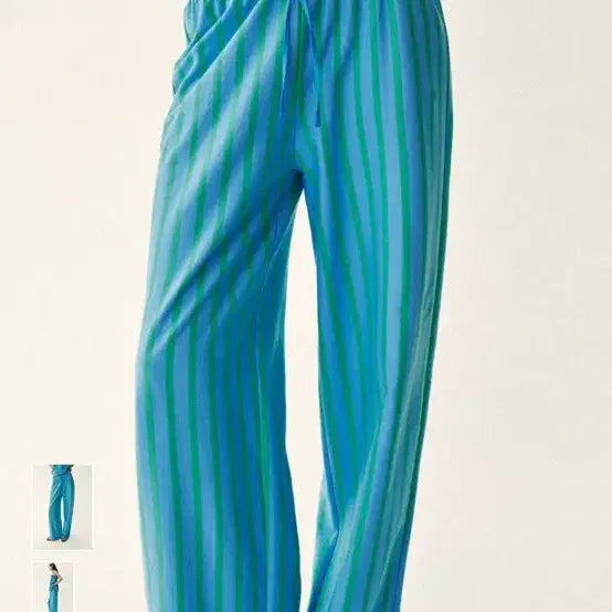 [BUNJANG] Zara Striped Palazzo Pants L / 자라 스트라이프 팔라초 팬츠 L