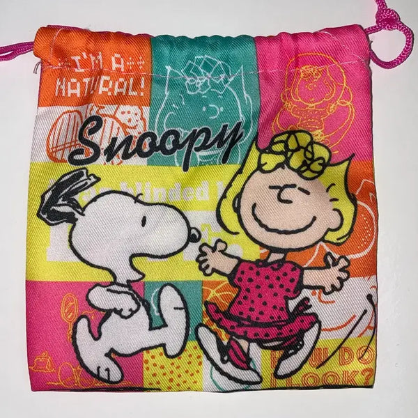 [BUNJANG] Snoopy String Pouch / 스누피 스트링 파우치