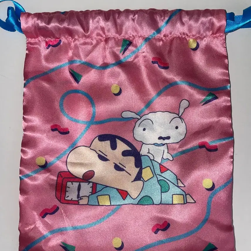 [BUNJANG] Daiso Japan Crayon Shin-chan String Pouch / 일본 다이소 짱구 스트링 파우치