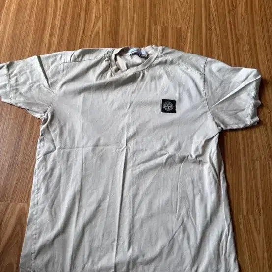 [BUNJANG] Stone Island Beige Short Sleeve T-Shirt / 정품 스톤아일랜드 베이지 반팔티s