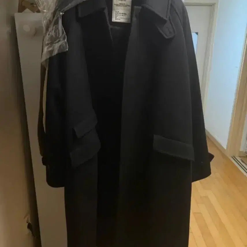 [BUNJANG] Beslow Balmacaan Cashmere Overfit Coat Black / 비슬로우 beslow 발마칸 캐시미어 오버핏 코트 블랙