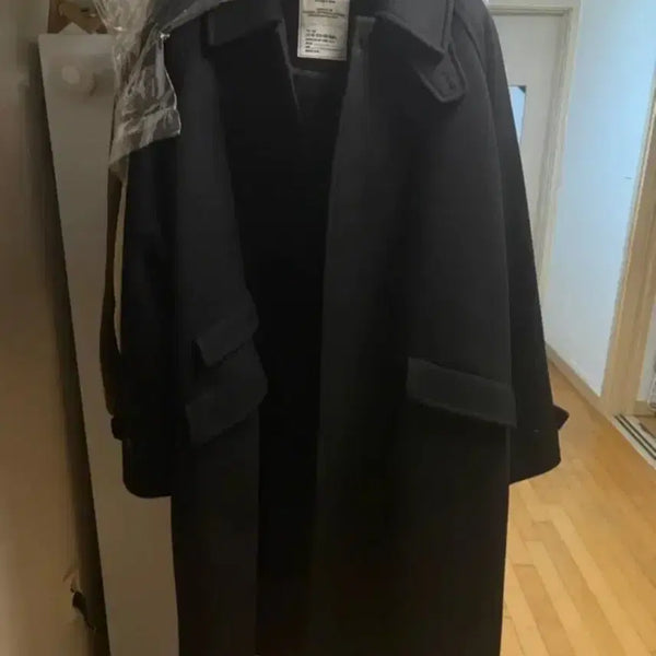 [BUNJANG] Beslow Balmacaan Cashmere Overfit Coat Black / 비슬로우 beslow 발마칸 캐시미어 오버핏 코트 블랙