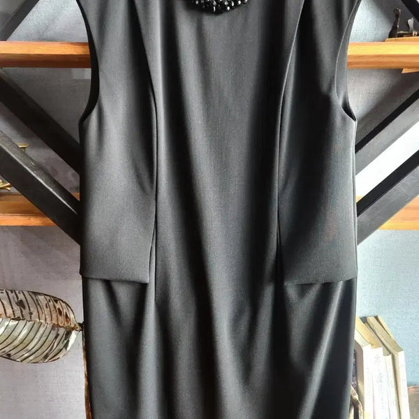 [BUNJANG] LEBESIGE Black Sleeveless Dress / 르베이지 블랙민소매 원피스