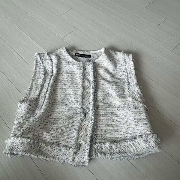 [BUNJANG] Zara Tweed Vest / 자라 트위드 조끼