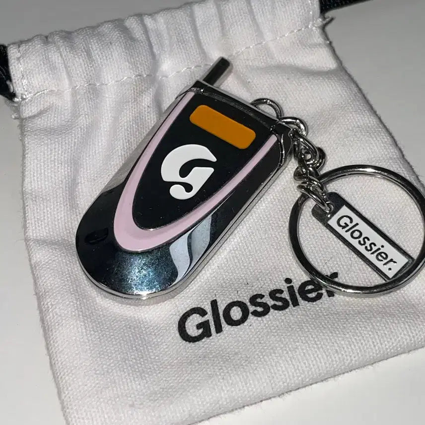 [BUNJANG] Glossier LA Exclusive Phone Keychain / 글로시에 LA 한정 휴대폰 키체인