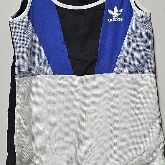 [BUNJANG] Adidas Three-Stripes Sleeveless T-Shirt / 아디다스 삼선 나시 반팔