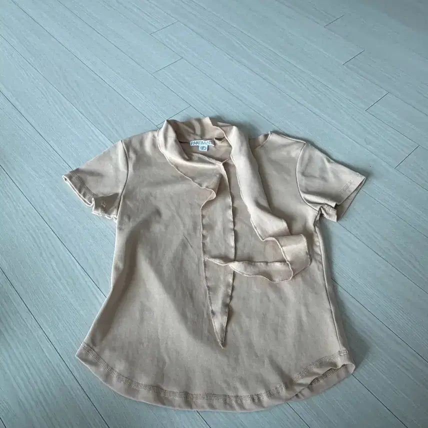 [BUNJANG] Palamato Scarf Short Sleeve T-Shirt / 파르멘토 스카프 반팔티