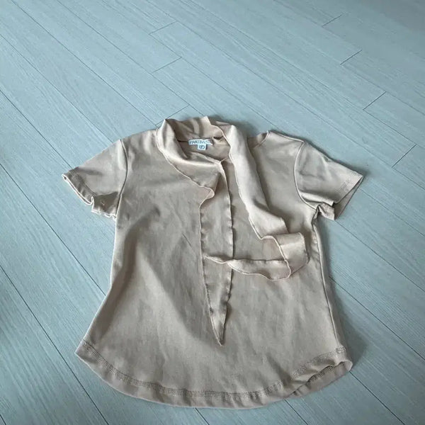 [BUNJANG] Palamato Scarf Short Sleeve T-Shirt / 파르멘토 스카프 반팔티