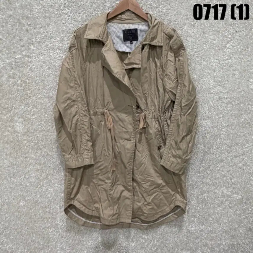 [BUNJANG] Guess Beige Trench Coat / 게스 트렌치 코트 베이지