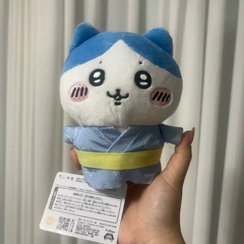 [BUNJANG] Chiikawa Hachiware Yukata Plush Doll / 치이카와 하치와레 유카타 인형