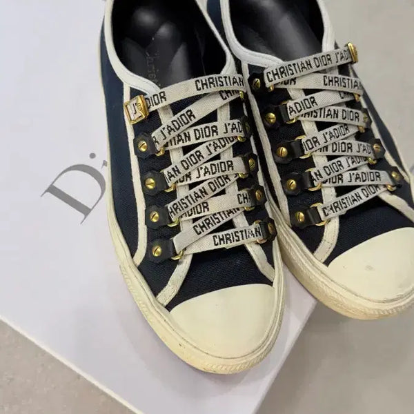 [BUNJANG] Christian Dior J'Adior Sneakers Navy / 크리스챤디올 J'ADIOR 스니커즈