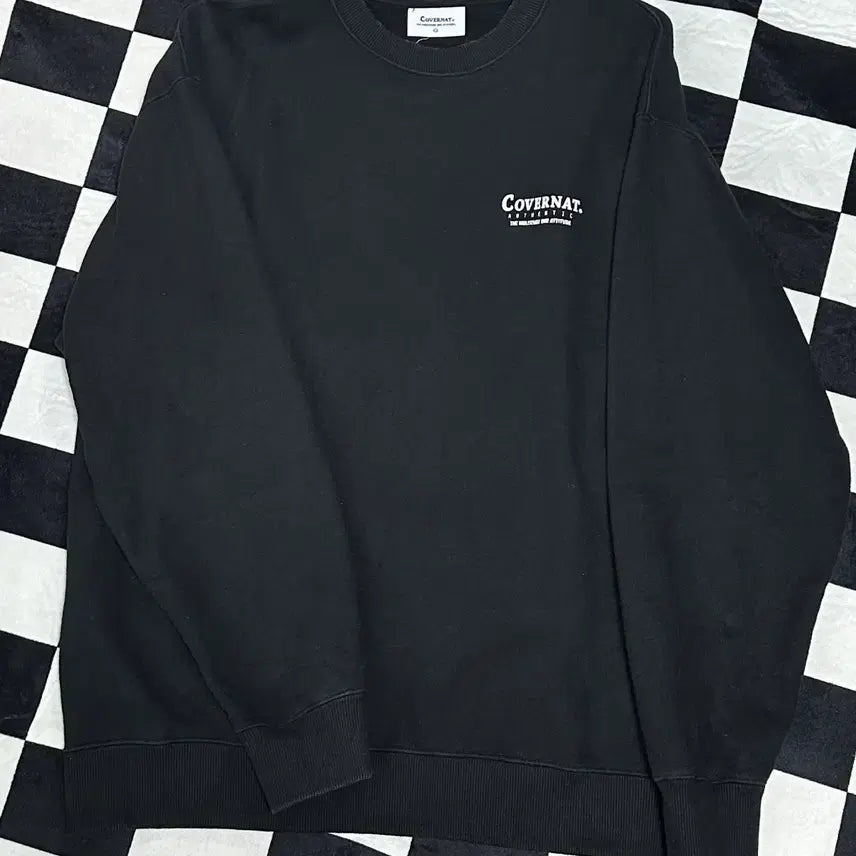 [BUNJANG] Covernat Sweatshirt Black / 커버낫 맨투맨