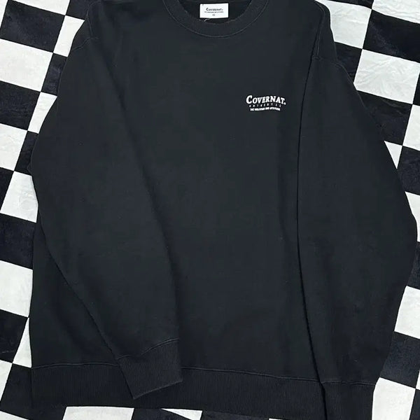 [BUNJANG] Covernat Sweatshirt Black / 커버낫 맨투맨