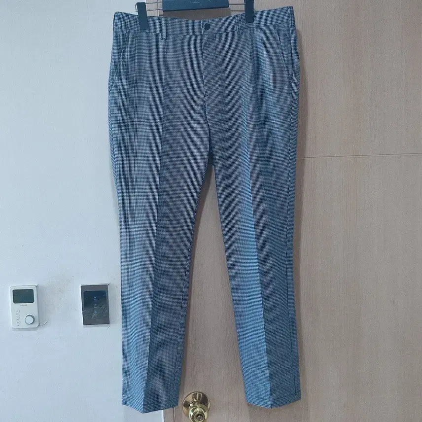 [BUNJANG] Beanpole Golf Men's Check Pattern Pants (Spring/Fall) / 빈폴골프 체크 패턴 남성 바지 봄가을36