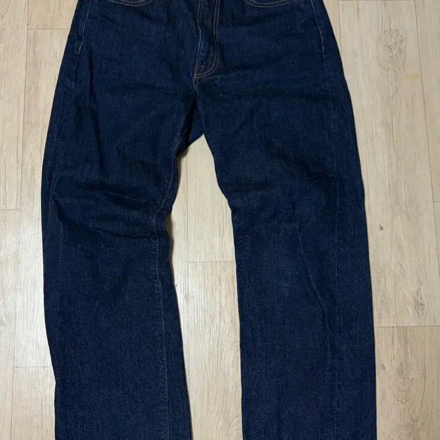 [BUNJANG] Woodb 5P Selvedge Regular Straight Denim Indigo Size 02 / 우드비 5P 셀비지 레귤러 스트레이트 데님 (인디고/02사이즈)