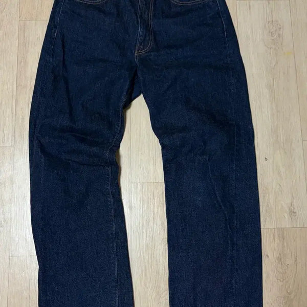 [BUNJANG] Woodb 5P Selvedge Regular Straight Denim Indigo Size 02 / 우드비 5P 셀비지 레귤러 스트레이트 데님 (인디고/02사이즈)