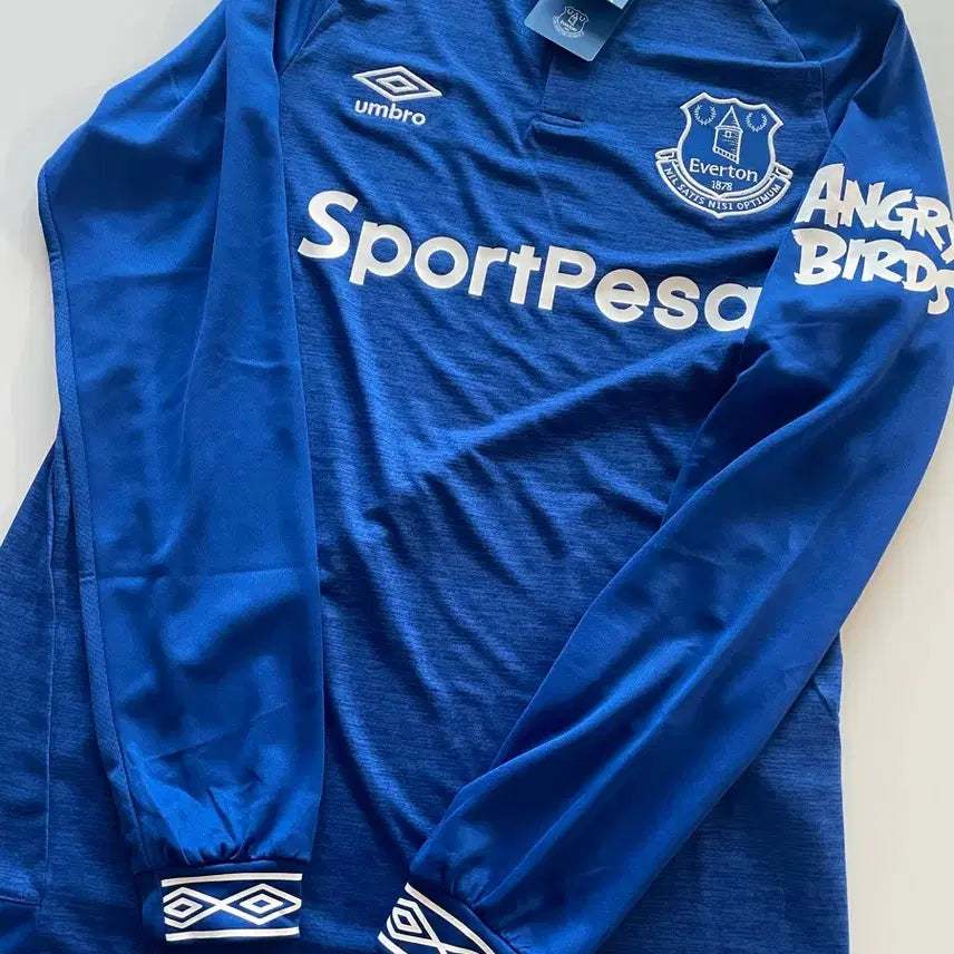 [BUNJANG] Everton 18/19 Long Sleeve Home Jersey (Size S) / 18/19 에버튼 홈 긴팔 새상품