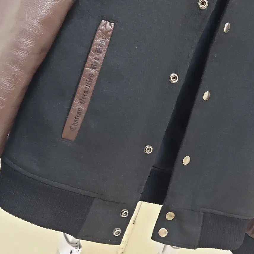[BUNJANG] Johnnyomme Genuine Leather & Wool Combination Jacket (Men's 90) / 자니옴므/양가죽배색모직자켓/깨끗한/정품/남성90