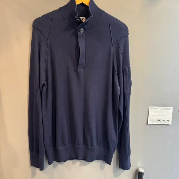 [BUNJANG] CP Company Goggle Sweatshirt Navy / CP 컴퍼니 맨투맨 네이비
