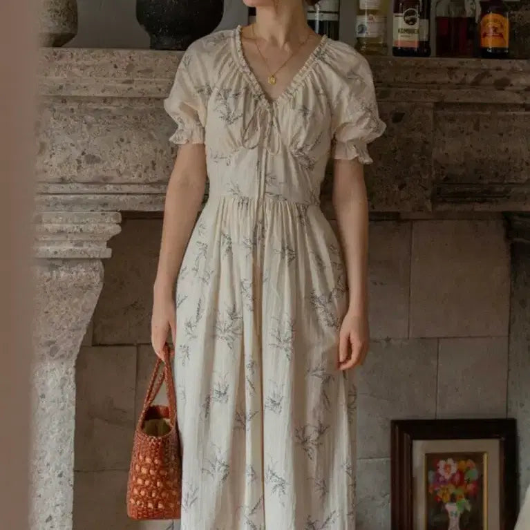 [BUNJANG] Renina TAMAE Dress Ivory / 르니나 TAMAE 드레스 아이보리