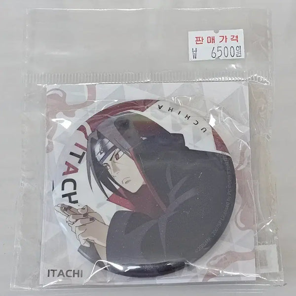 [BUNJANG] Naruto Official Uchiha Itachi Akatsuki Can Badge (Sealed) / 나루토 정품 우치하 이타치 아카츠키 캔뱃지 (미개봉)