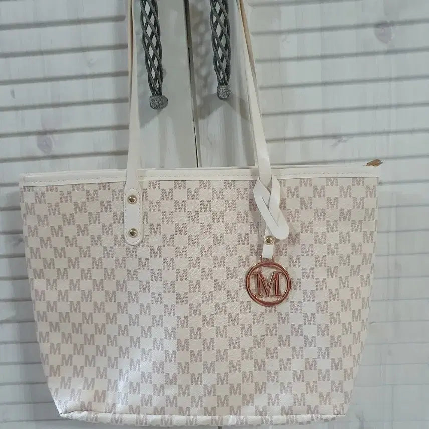 [BUNJANG] PU Leather Shopper Shoulder Bag / 숄더백 새것 쇼퍼백