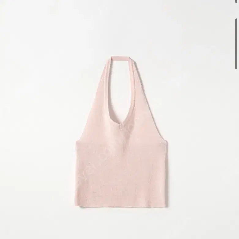 [BUNJANG] Le Vain Clea Halter-Neck Tank Top (Soft Pink) / 르베인 홀터넥 탱크탑 Clea Halter-Neck Tank Top(Soft Pink)