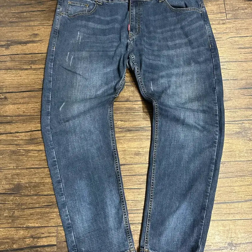 [BUNJANG] PANMAX&PARIS Indigo Wash Stretch Denim Pants Big Size 44 / PANMAX&PARIS 진청 워싱 스판 데님팬츠 청바지 빅사이즈44